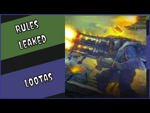 NEW 40k ORK CODEX | Rules Leaked - Lootas