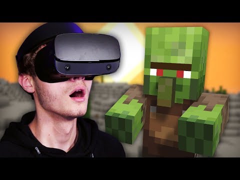 I PLAY MINECRAFT IN VR (with sound)