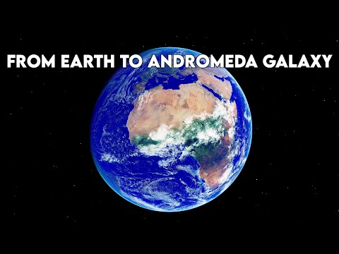 From Earth to Andromeda Galaxy - A Journey Through Space Engine