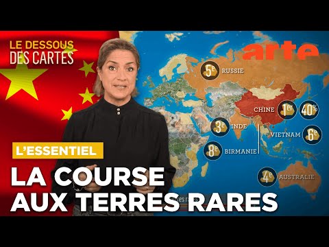 Terres rares : la domination chinoise | L'Essentiel du Dessous des Cartes | ARTE