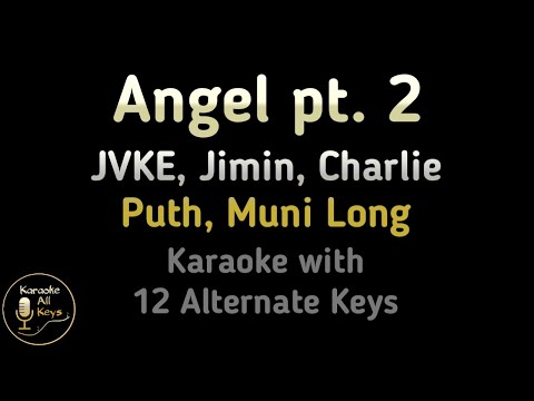 JVKE, Jimin BTS, Charlie Puth, Muni Long - Angel Pt 2 Karaoke Instrumental Lower Higher Original Key