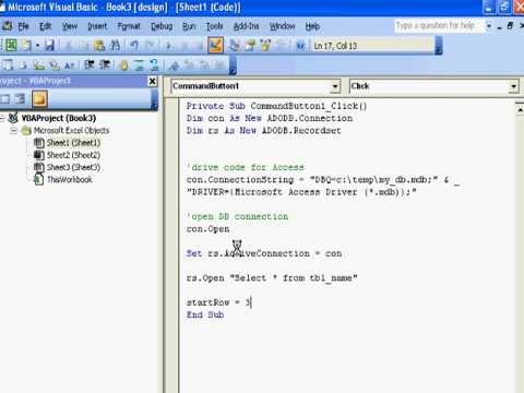 External Data and SQL in VBA for Excel | MSREDDY