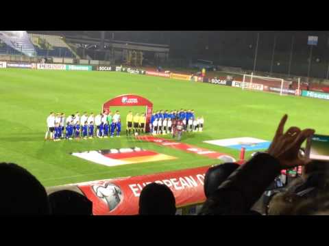 San Marino-Germania 11/11/16 Inno nazionale sammarinese
