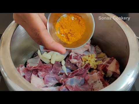 Easy Side Dish Recipe | How To Make Tasty Kerala Style Mutton Curry