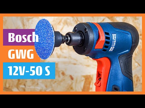 Bosch GWG 12V-50 S Compact cordless super powerful grinder for numerous applications Variable-speed