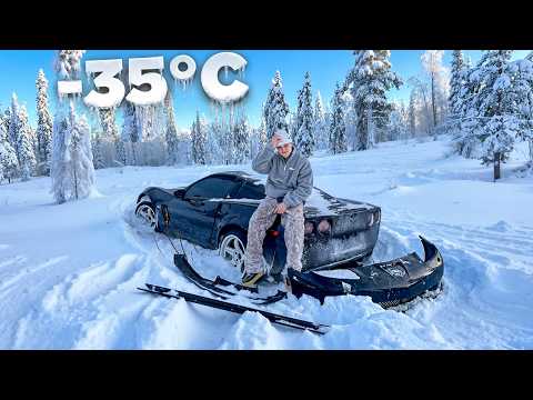 I CRASHED MY CORVETTE C6 Z06 IN THE SNOW! (Arctic Durability Test)