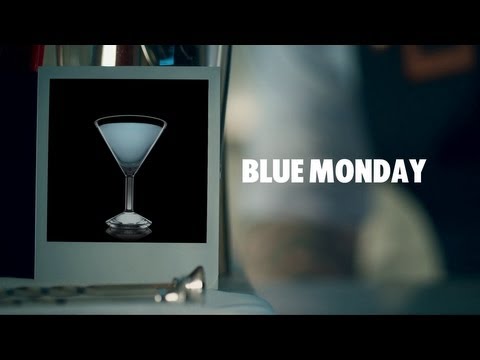 BLUE MONDAY DRINK RECIPE - HOW TO MIX