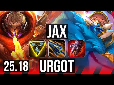 JAX vs URGOT (TOP) | 8/3/15 | KR Master | 25.18