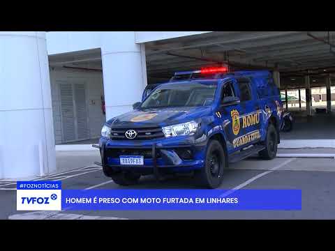 Homem é preso com moto furtada em Linhares