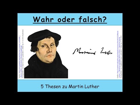 Wahr oder falsch? - 5 Thesen zu Martin Luther (Reformation | Quiz)