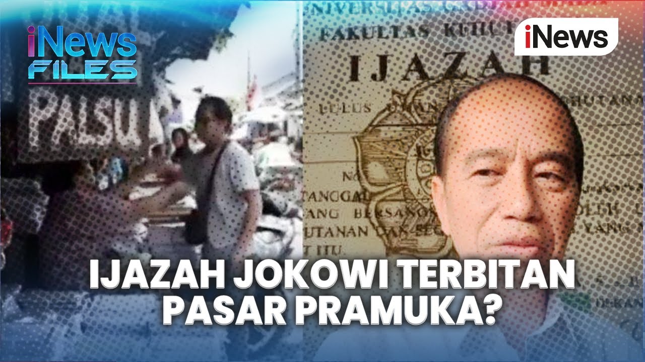 [FULL] Dugaan Ijazah Jokowi yang Dicetak di Pasar Pramuka | iNews Files 15/8