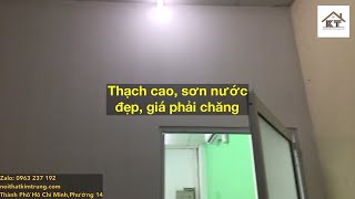 Làm vách thạch cao, sơn nước