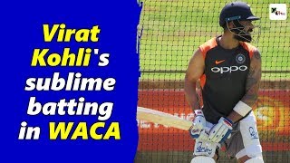 Watch:KohliexhibitssublimeclassatpracticesessioninWACA|AustraliavsIndia