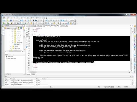 Introduction to CodeIgniter Basic Website