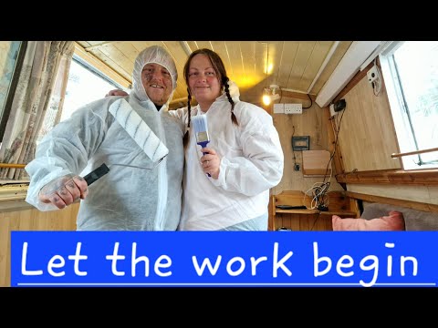 Day 1 of our narrowboat renovation project Ep38