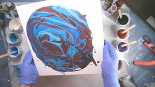 Infinity Pour Technique- #FluidArtistCollab  #FluidArtistSpotlight #YT100