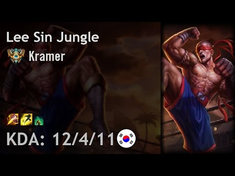 Lee Sin Jungle vs Graves - Kramer - KR Challenger Patch 6.20