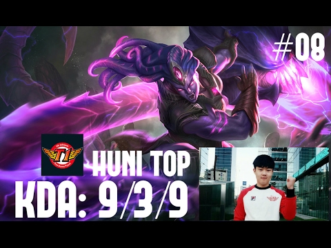 SKT T1 Stream: SKT T1 Huni TOP Illaoi vs Maokai Challenger #08
