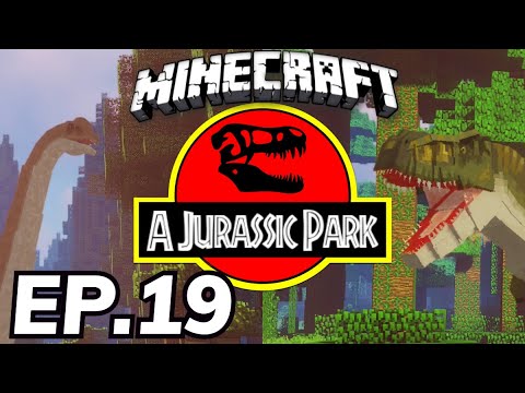 Jurassic Park: Minecraft Modded Survival Ep.19 - Lagoon Plants & Museum Plans! (Minecraft Dinosaurs)