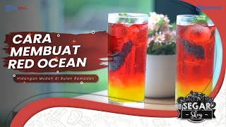 Resep Minuman Cafe Homemade Red Ocean, Super Gampang dan Super Murah Cuma 2 Bahan
