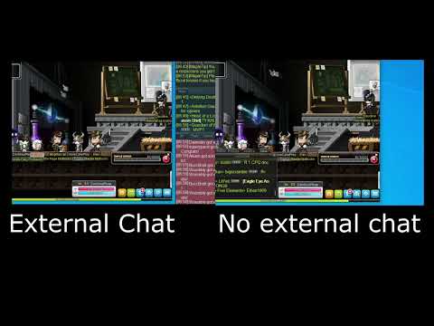Maplestory External Chat Lag Comparison