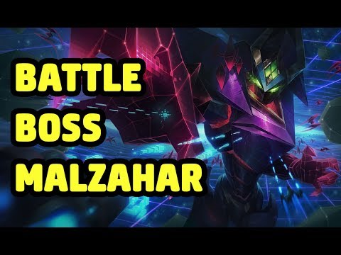 BATTLE BOSS MALZAHAR SKIN SPOTLIGHT - LEAGUE OF LEGENDS