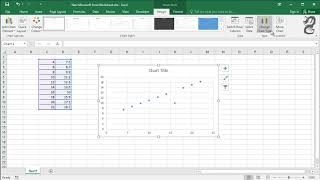 How to join the points on a scatter plot in Excel