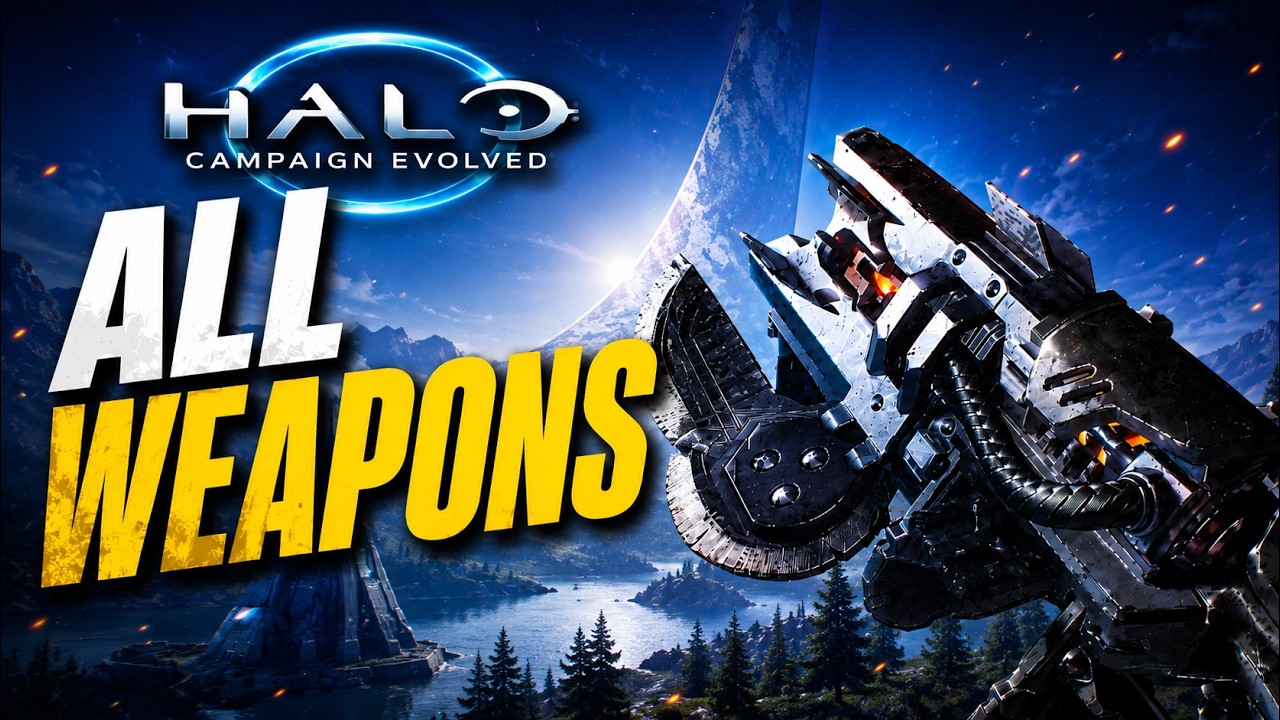 EXCLUSIVE Gameplay of all 17 Weapons in Halo Campaign Evolved