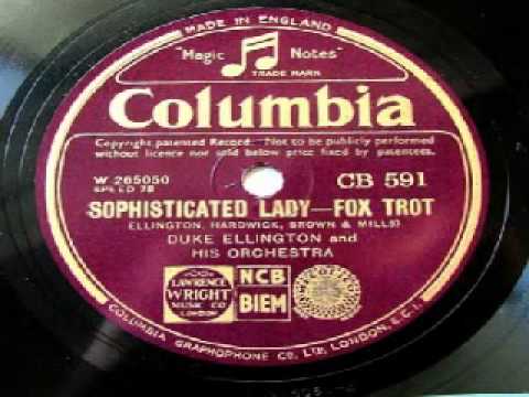 Duke Ellington & His Famous Orchestra Sophisticated Lady 1933