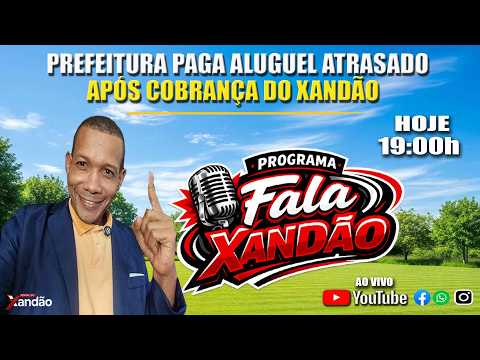 :::EDUCAÇÃO DE CONDE REVOLTADA::: ENTENDA O MOTIVO NO  PROGRAMA FALA XANDÃO HOJE :::14-09-26 19:00hs