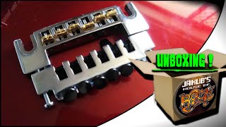 Video thumbnail for Schaller 456 Fine Tune Wrap Around Guitar Bridge UNBOXING ! by Jakub's House of ROCK