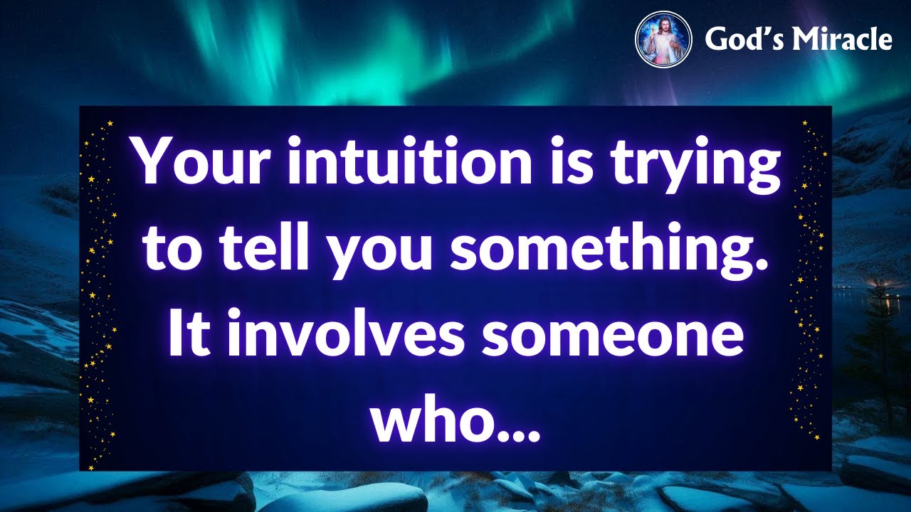 💌 Your intuition is trying to tell you something. It involves someone who...