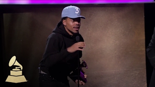 Chance the Rapper Wins Best Rap Performance | Acceptance Speech | 59th GRAMMYs