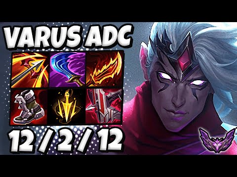 Varus vs Tristana [ ADC ] Lol Korea Master Patch 12.9 ✅