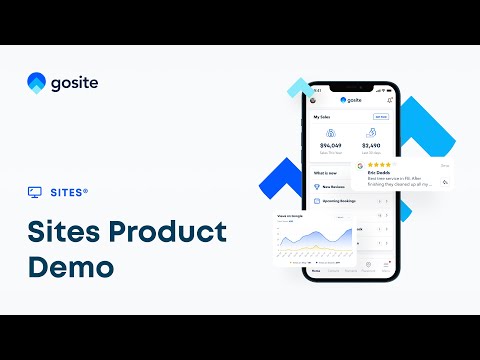 This video is an official product demonstration showcasing the website management and personalization features of the GoSite platform.
