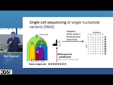 Ben Raphael | Inferring Cancer Evolution from Single-Cell DNA Sequencing Data | CGSI 2019