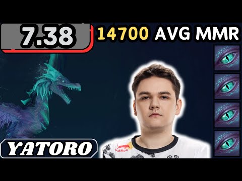 NEW PATCH 7.38 - Yatoro WINTER WYVERN Hard Support Gameplay - Dota 2 Full Match Gameplay