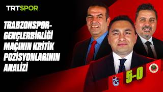 Trabzonspor-Gençlerbirliği maçının kritik pozisyonlarının analizi | Te
