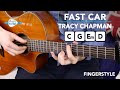 Tracy Chapman 'Fast Car' Easy Beginner Fingerstyle Guitar Tutorial