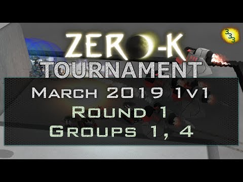 2019/03/30 1v1 Tournament - Round 1 - Zero-K
