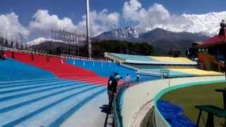 preview picture of video 'HPCA Cricket Ground Dharamshala. The Highest Cricket Ground In The World'