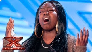 Hannah Barrett sings Read All About It by Emeli Sande - Room Auditions Week 1 -- The X Factor 2013