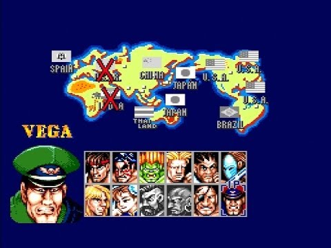 Street Fighter II Plus Special Champion Edition - Vega (Hard) Special Ending