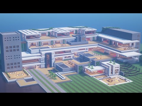 Minecraft: Modern Mega Mansion Tutorial | Architecture Build (#7) Pt. 1
