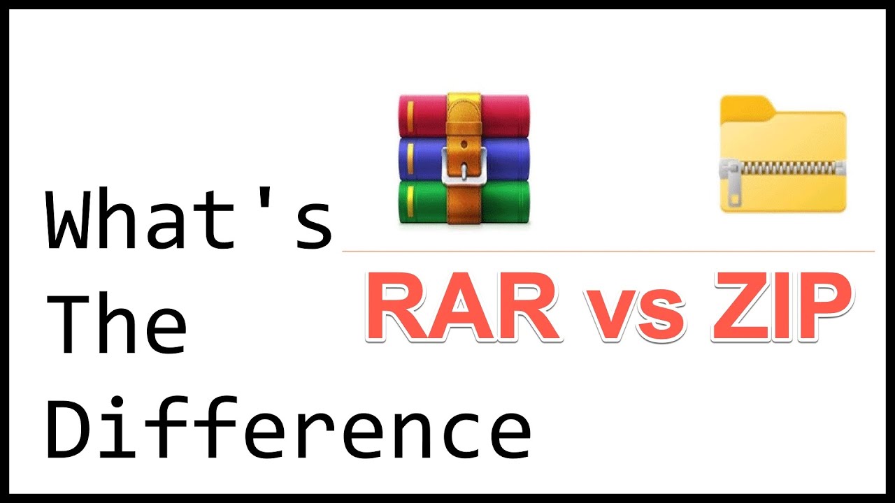 What's The Difference Between ZIP And RAR Files