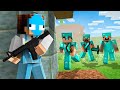I Secretly Used GUNS In Minecraft
