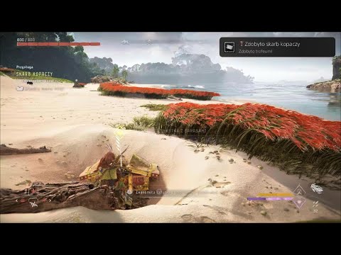 Horizon Forbidden West Burning Shores Recovered The Delvers Trove/Zdobyto Skarb Kopaczy Trophy