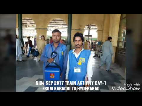 NID4 SEPTEMBER 2017 TRAIN ACTIVITY FROM KARACHI TO HYDERABAD DAY-1 SUCCESSFULLY
