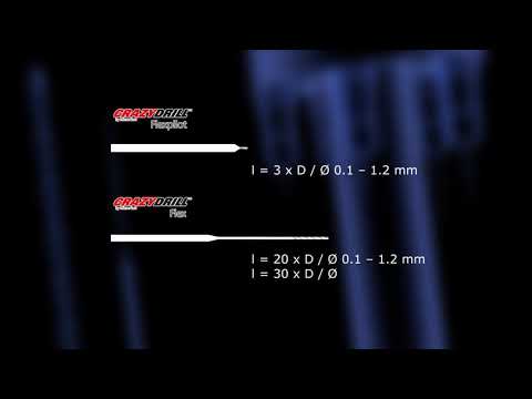MIKRON TOOL   CrazyDrill Flex   Flexibility