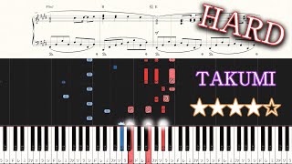 【楽譜】匠/『大改造!!劇的ビフォーアフター』より(ピアノソロ中級~上級)TAKUMI/松谷卓【ピアノアレンジ楽譜(コード・ペダル付き)】Suguru Matsutani - TAKUMI